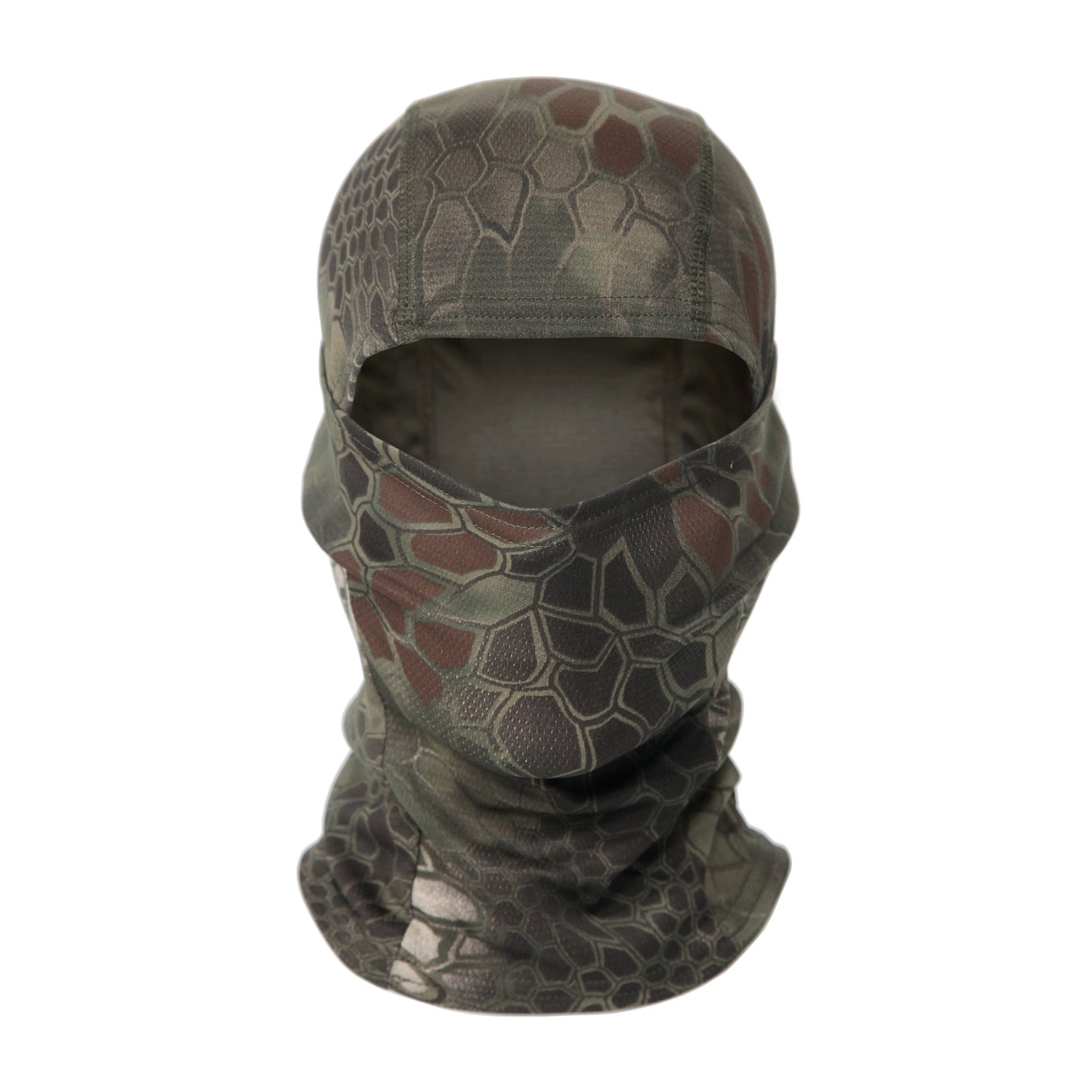Camouflage sunscreen and sweat absorbing face mask