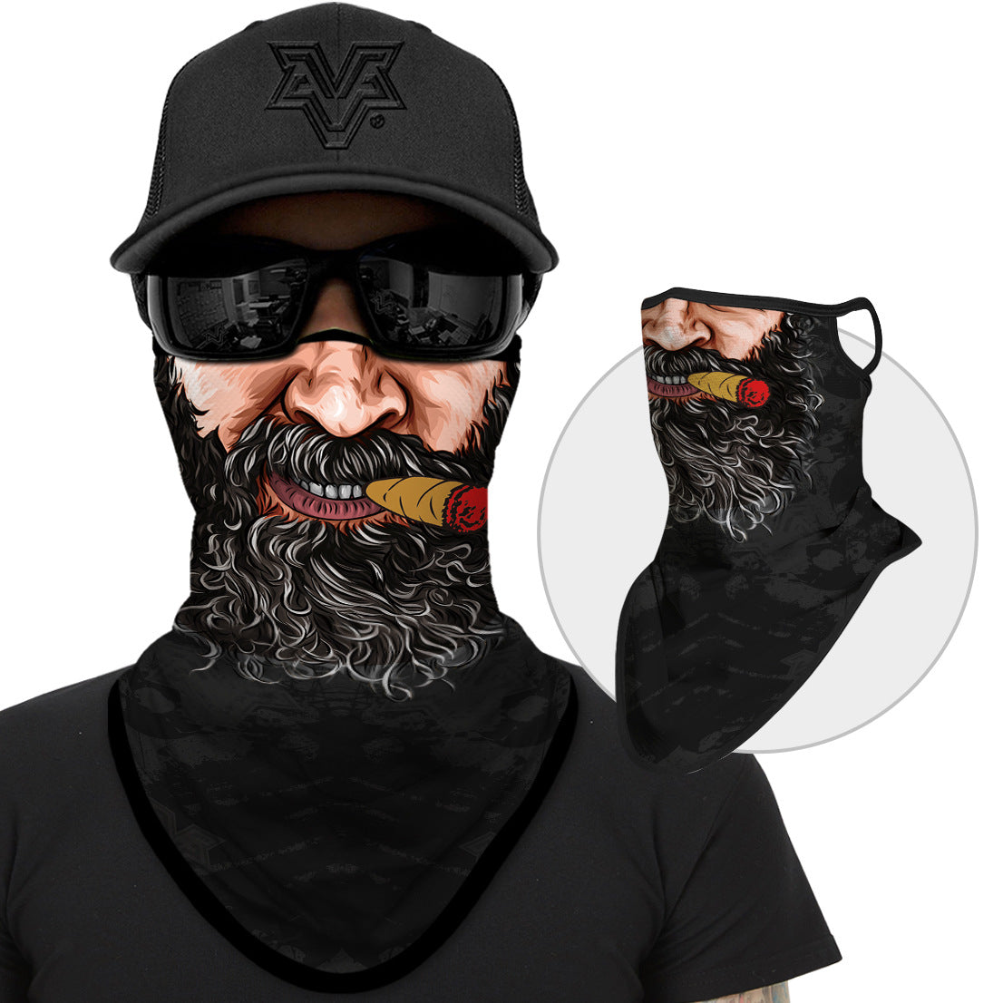 Outdoor cycling face mask