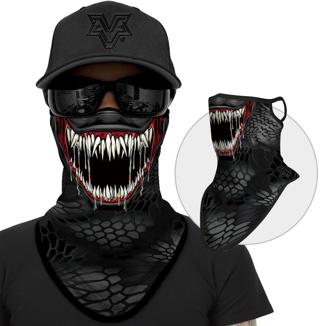 Outdoor cycling face mask