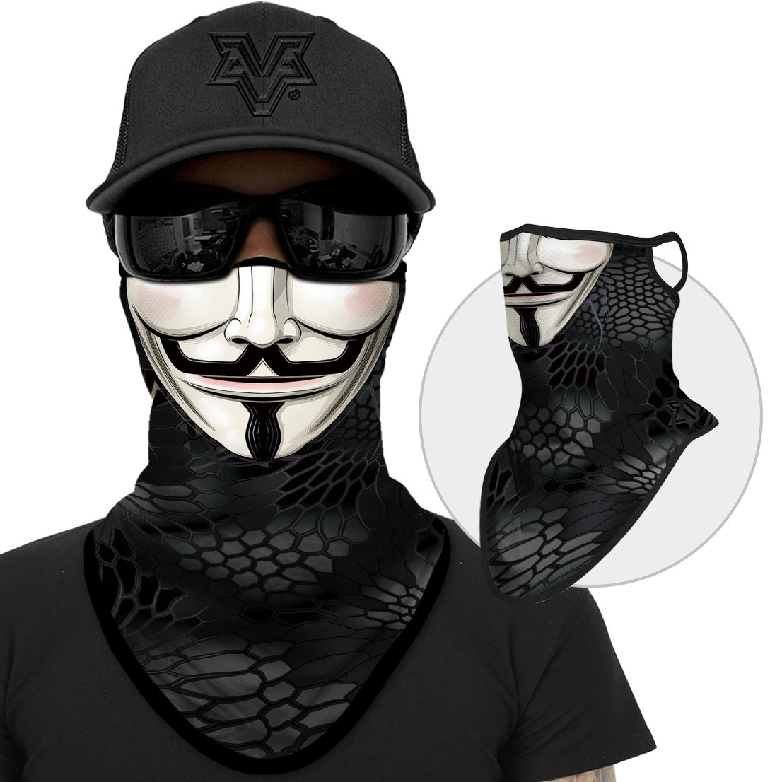 Outdoor cycling face mask