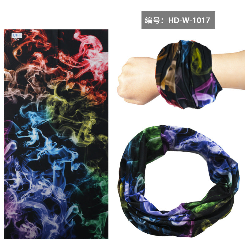 Breathable Sunscreen Ice Silk Magic Headband Riding Mask