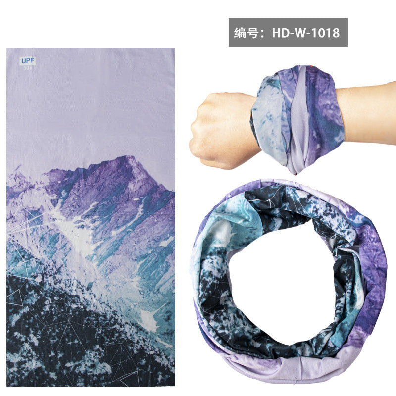 Breathable Sunscreen Ice Silk Magic Headband Riding Mask