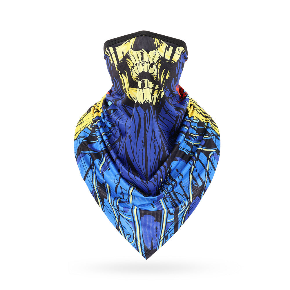 Ice Silk Skeleton Motorcycle Mask