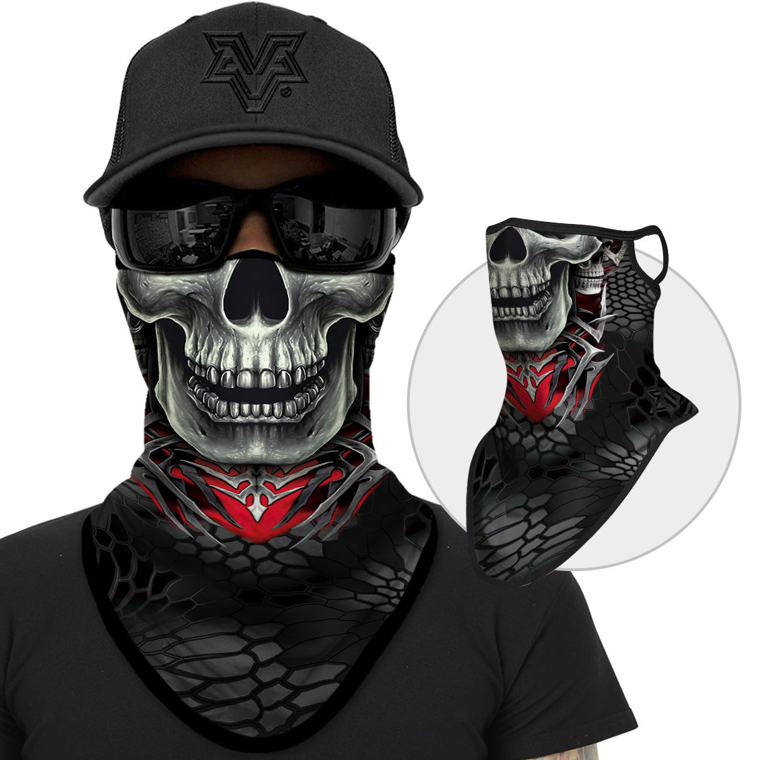Outdoor cycling face mask