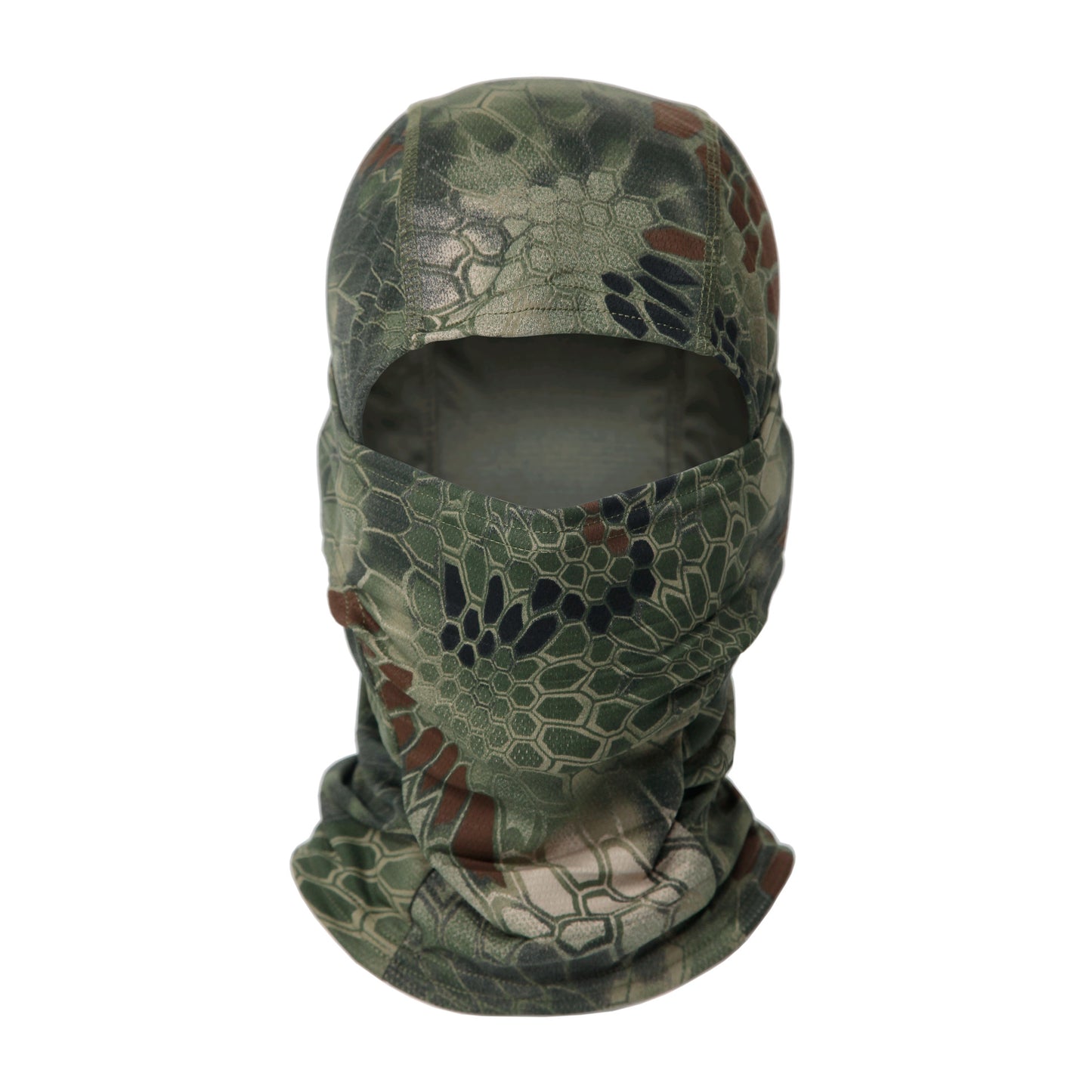 Camouflage sunscreen and sweat absorbing face mask