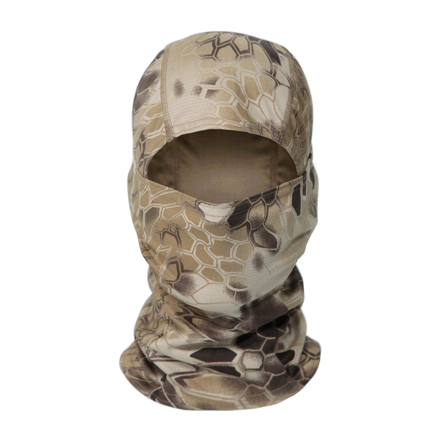 Camouflage sunscreen and sweat absorbing face mask