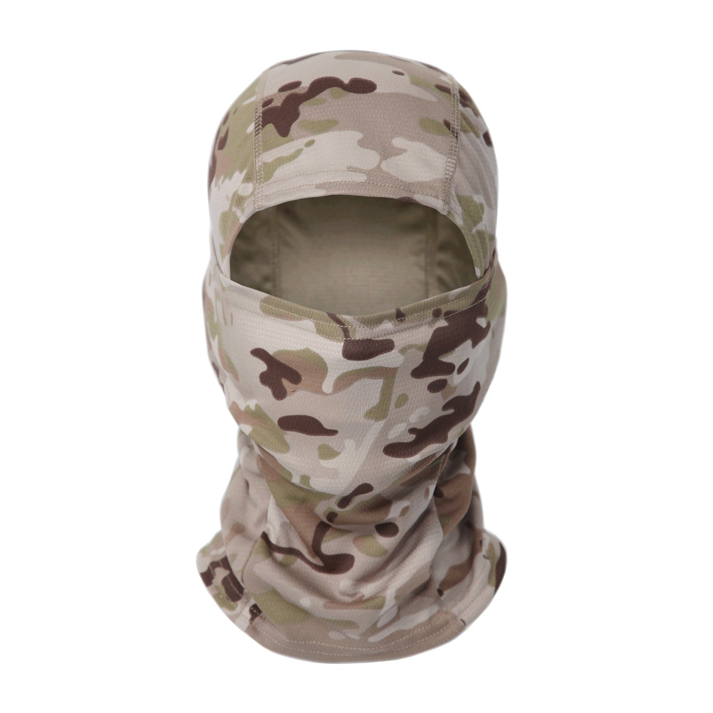 Camouflage sunscreen and sweat absorbing face mask