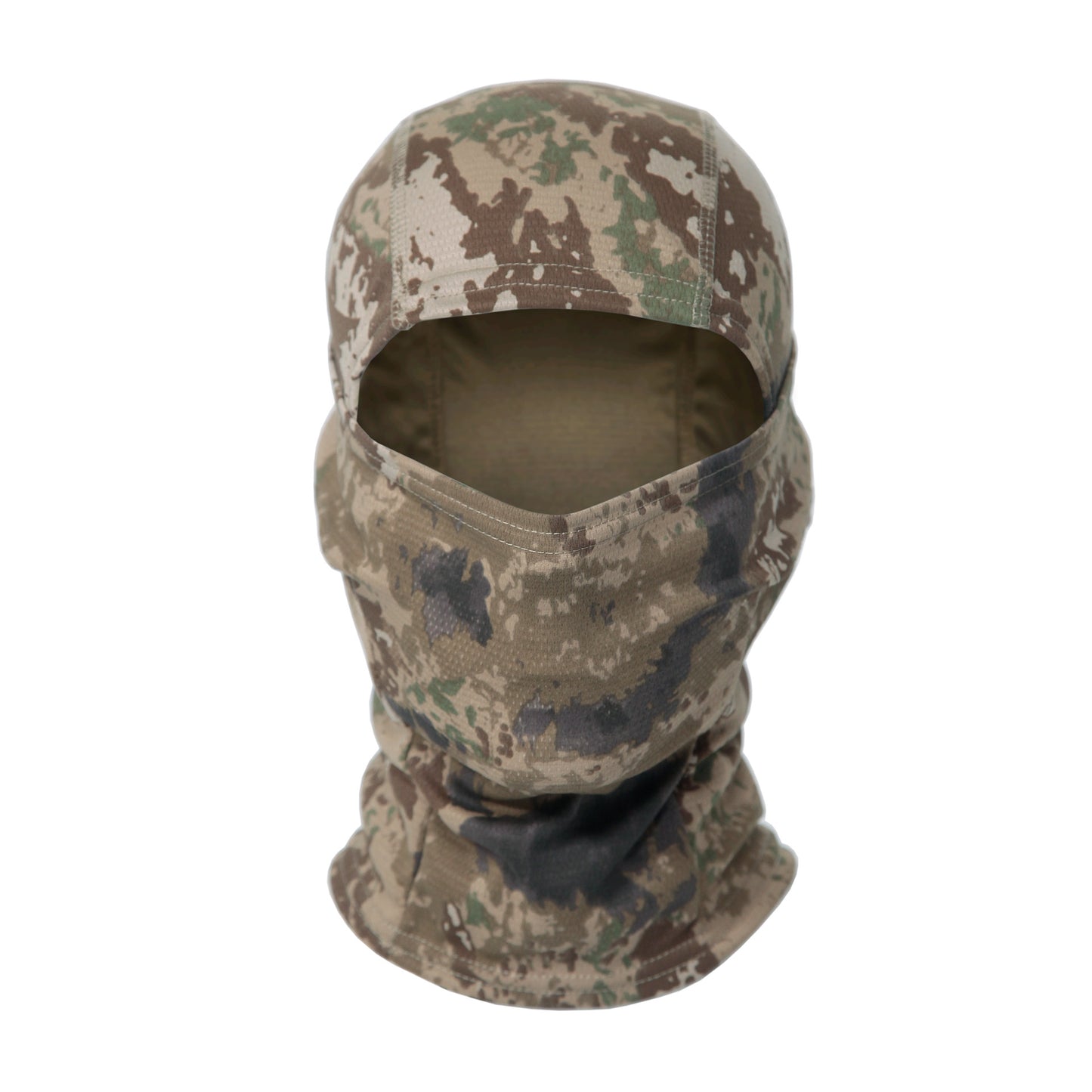 Camouflage sunscreen and sweat absorbing face mask