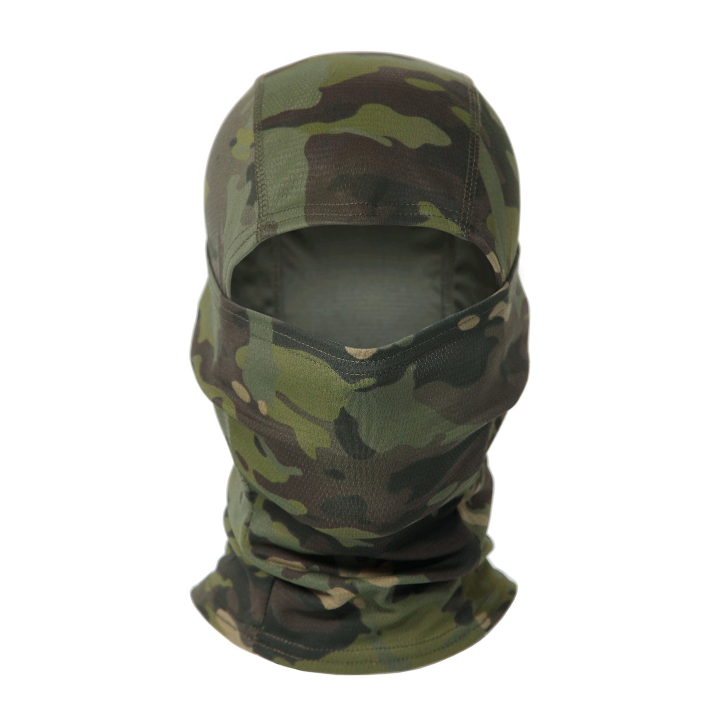 Camouflage sunscreen and sweat absorbing face mask