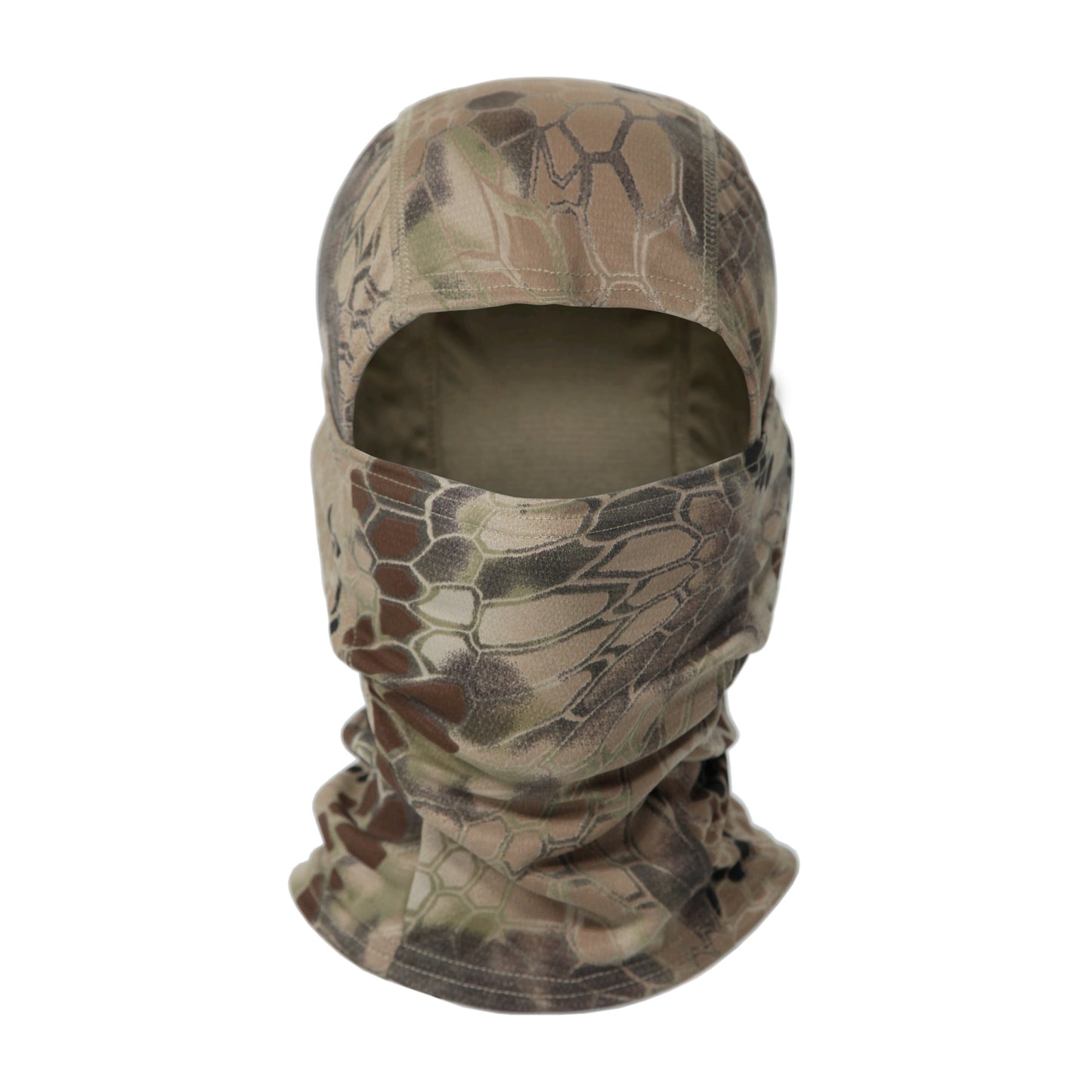 Camouflage sunscreen and sweat absorbing face mask
