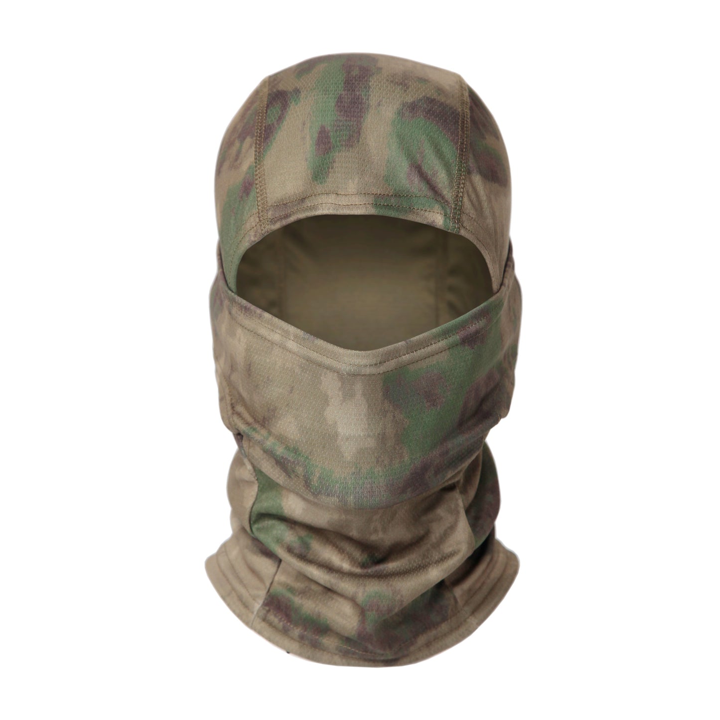 Camouflage sunscreen and sweat absorbing face mask
