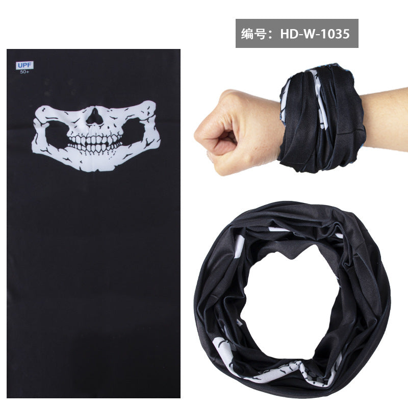 Breathable Sunscreen Ice Silk Magic Headband Riding Mask