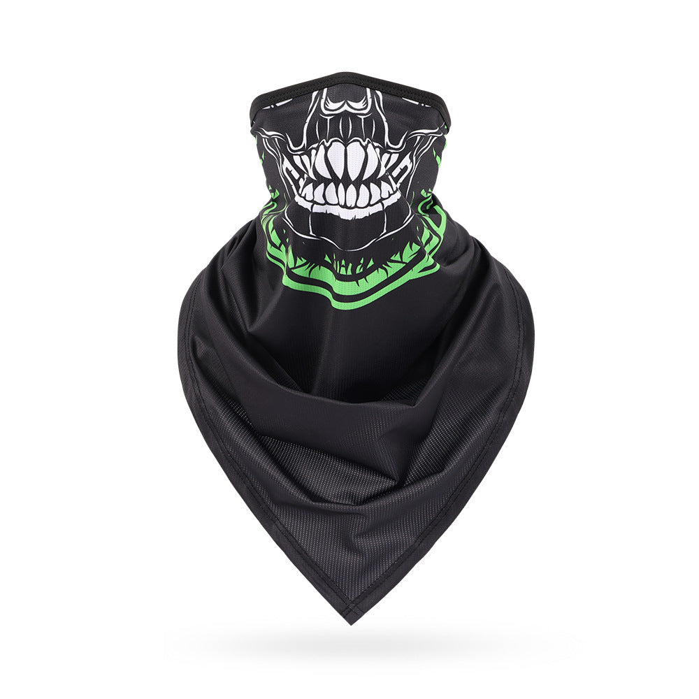 Ice Silk Skeleton Motorcycle Mask