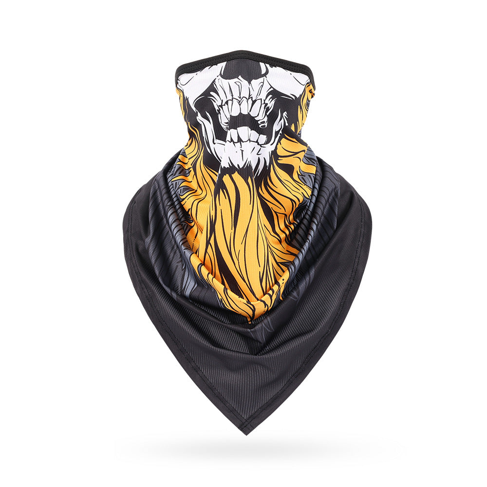 Ice Silk Skeleton Motorcycle Mask