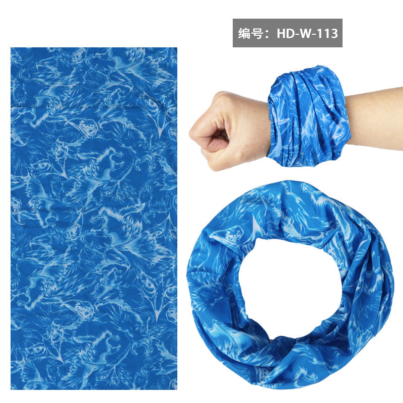 Breathable Sunscreen Ice Silk Magic Headband Riding Mask