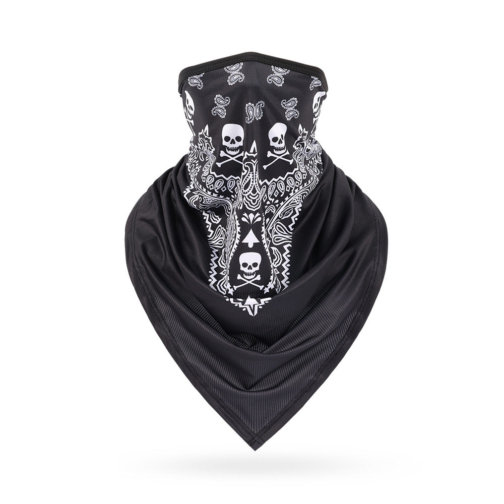 Ice Silk Skeleton Motorcycle Mask