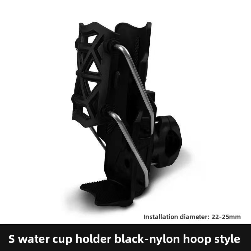 Adaptive cycling bicycle, electric bike, and motorcycle water bottle holder