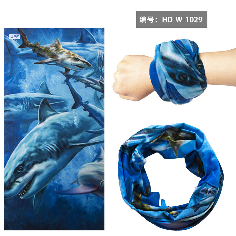 Breathable Sunscreen Ice Silk Magic Headband Riding Mask
