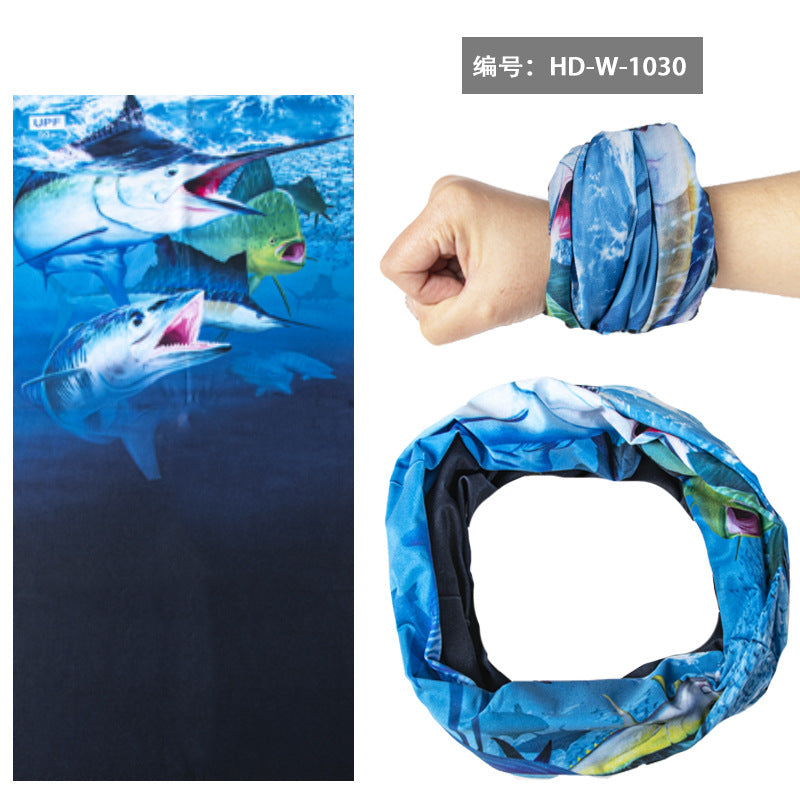 Breathable Sunscreen Ice Silk Magic Headband Riding Mask
