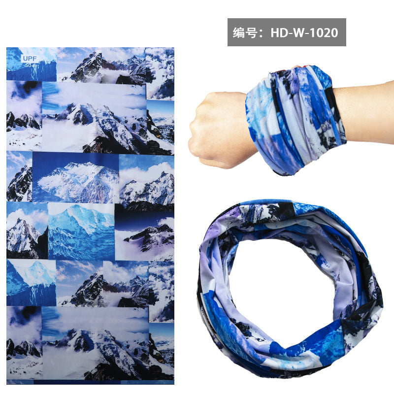 Breathable Sunscreen Ice Silk Magic Headband Riding Mask