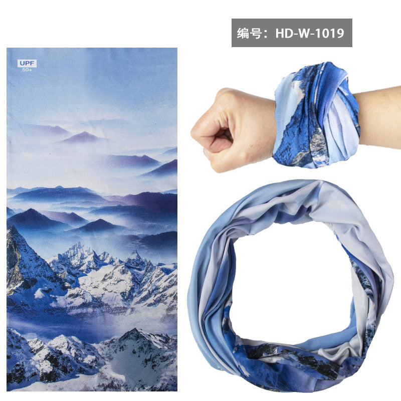 Breathable Sunscreen Ice Silk Magic Headband Riding Mask