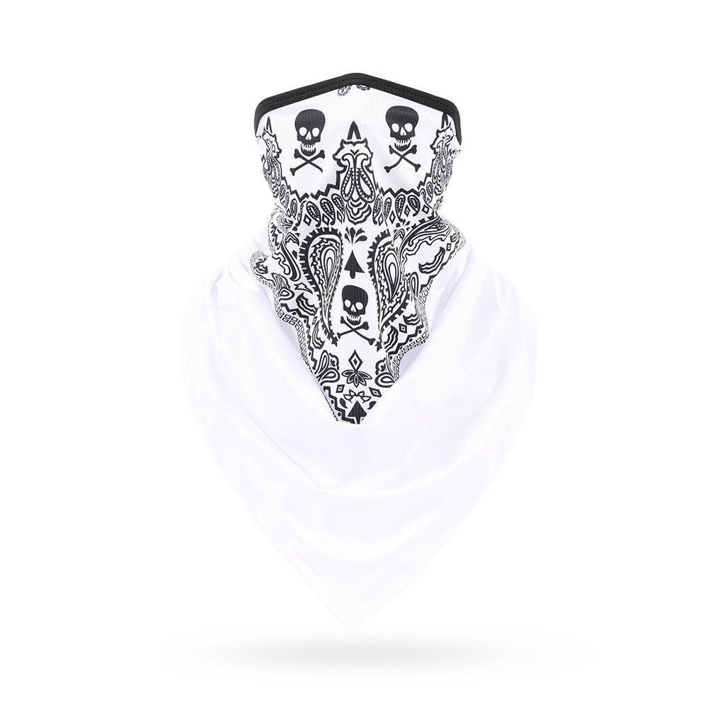 Ice Silk Skeleton Motorcycle Mask