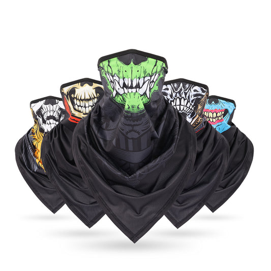 Ice Silk Skeleton Motorcycle Mask