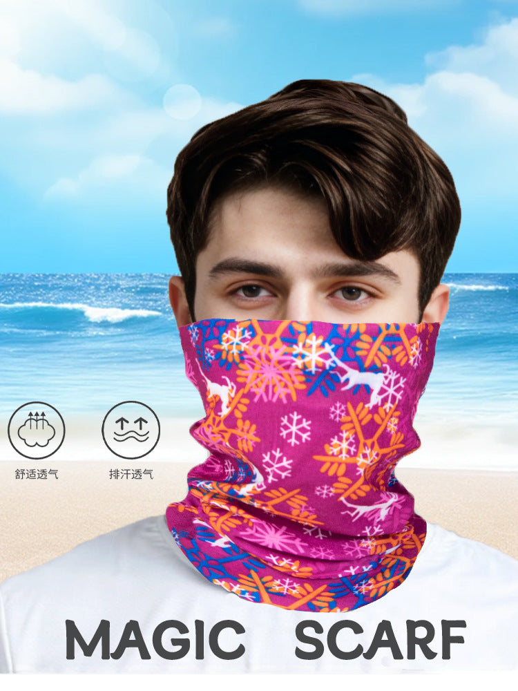 Breathable Sunscreen Ice Silk Magic Headband Riding Mask